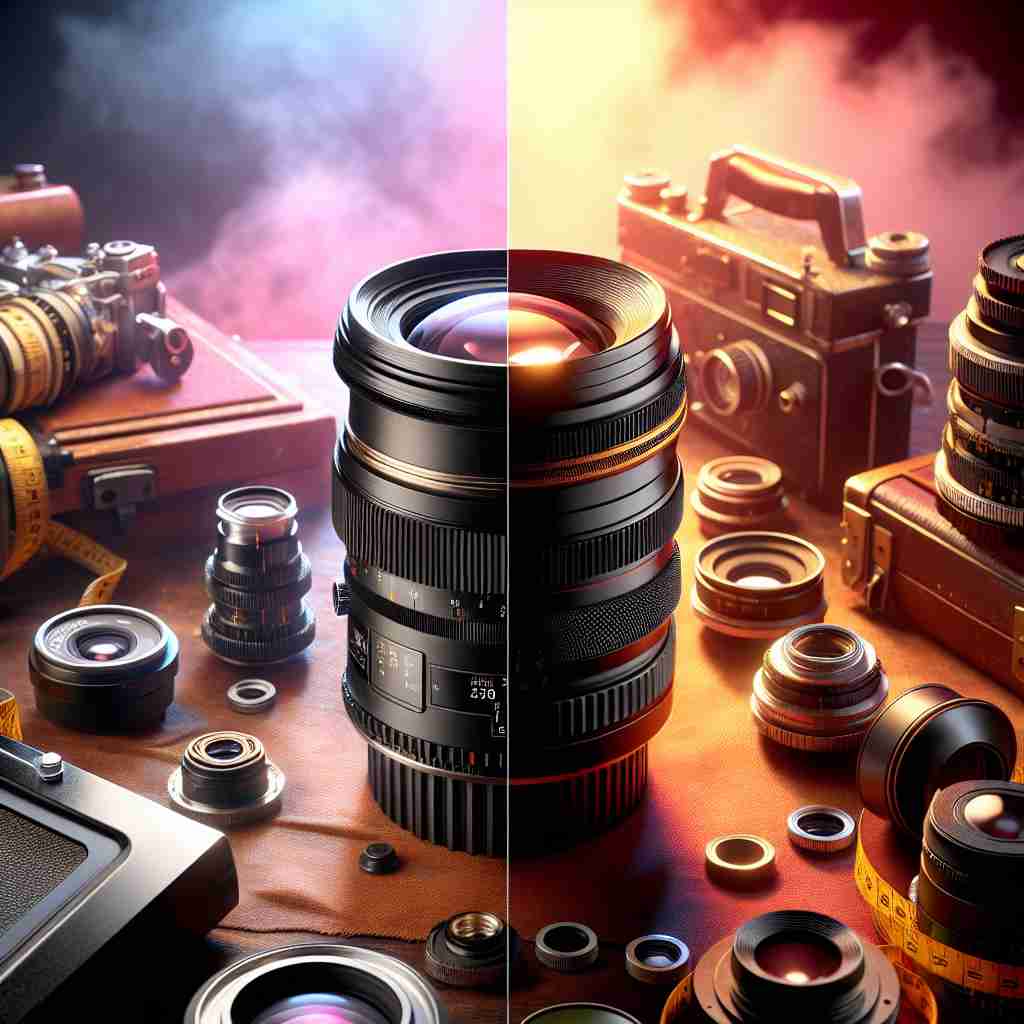 An image illustrating Diferenças Entre Lentes Fixas e Zoom