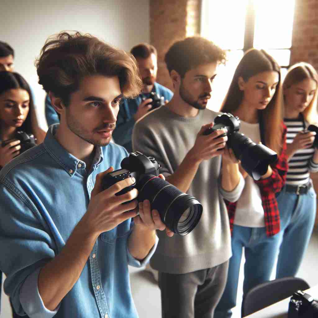 An image illustrating Como Escolher o Curso de Fotografia Ideal para Você