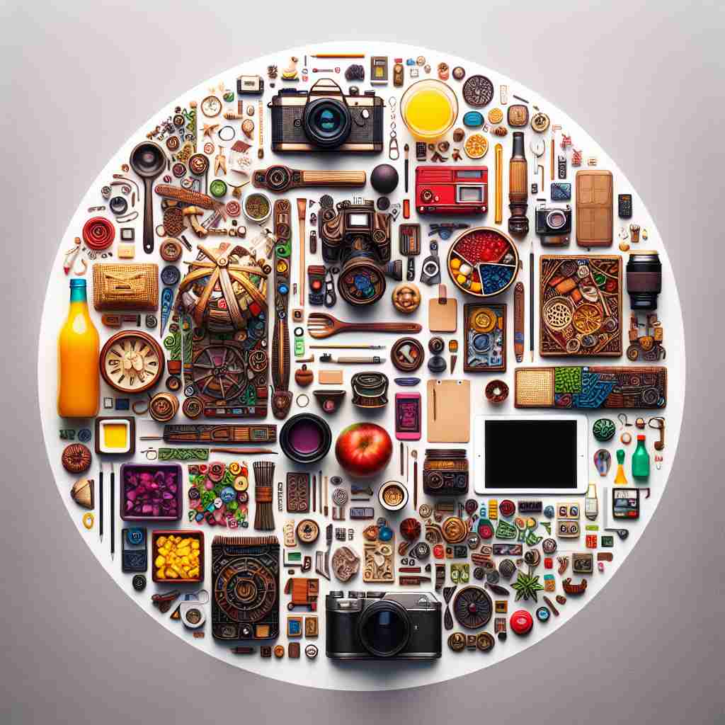 An image illustrating Como Fazer Fotos Criativas com Objetos do Dia a Dia