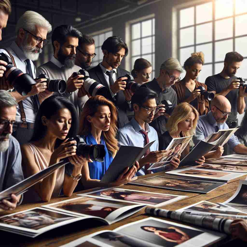 An image illustrating Análise de Portfólios de Fotógrafos Renomados