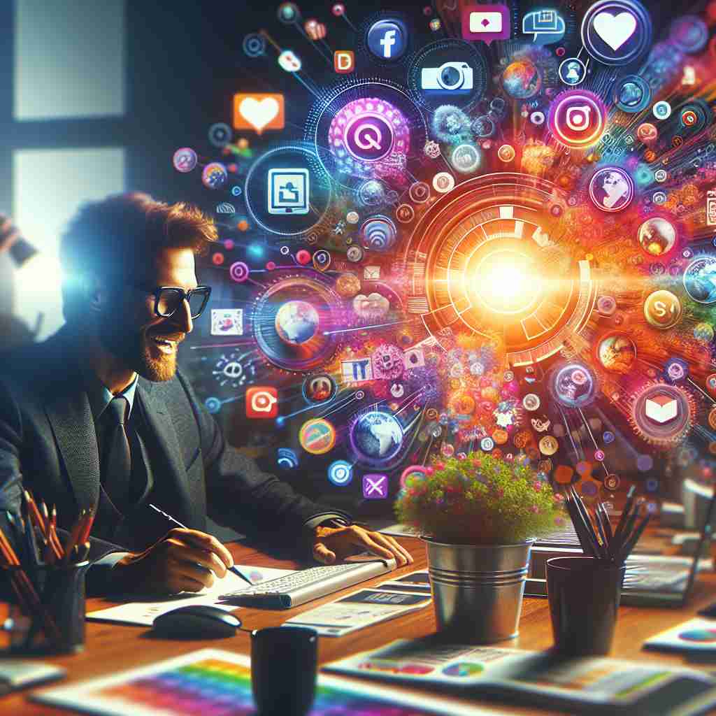 An image illustrating Como utilizar as redes sociais para promover seu trabalho